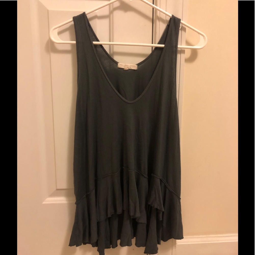 Gray Urban Outfitters flowy tank